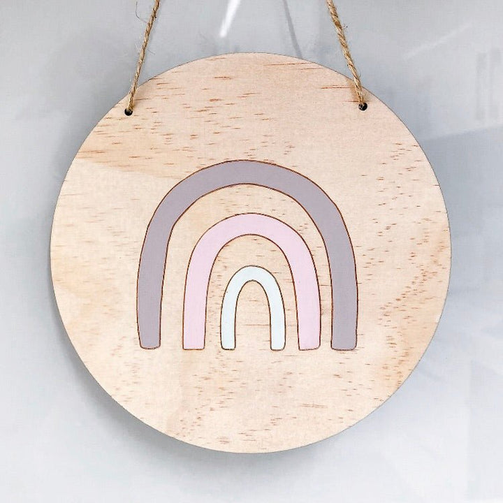 Mini Rainbow Wall Plaque - Shartruese