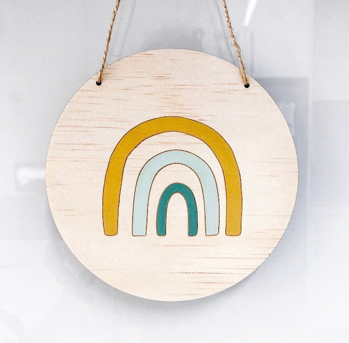 Mini Rainbow Wall Plaque - Shartruese