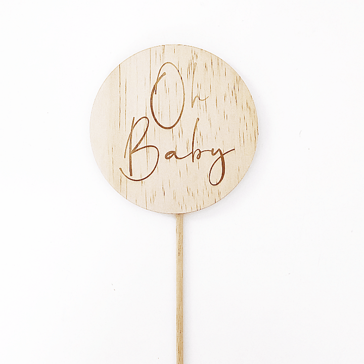 Modern Font Cake Topper Collection - Shartruese
