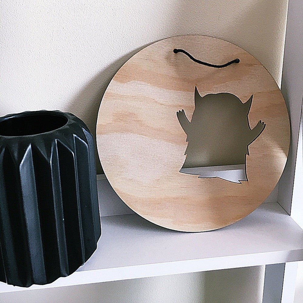 Monster Wall Plaque - Shartruese