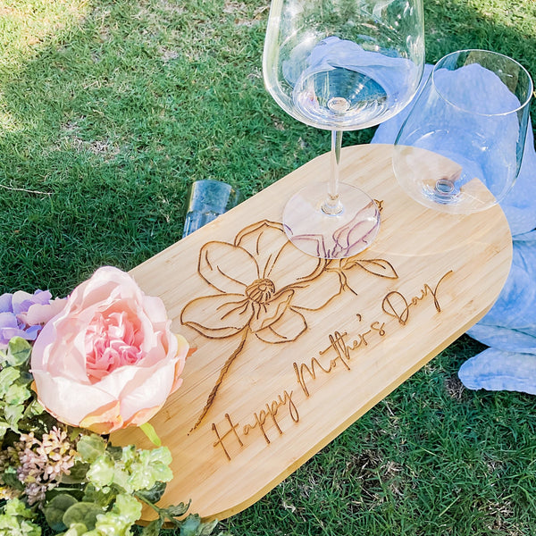 Mother's Day Mini Wine/Picnic Board - Shartruese