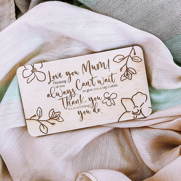 Mother's Day Wallet Keepsakes - Shartruese