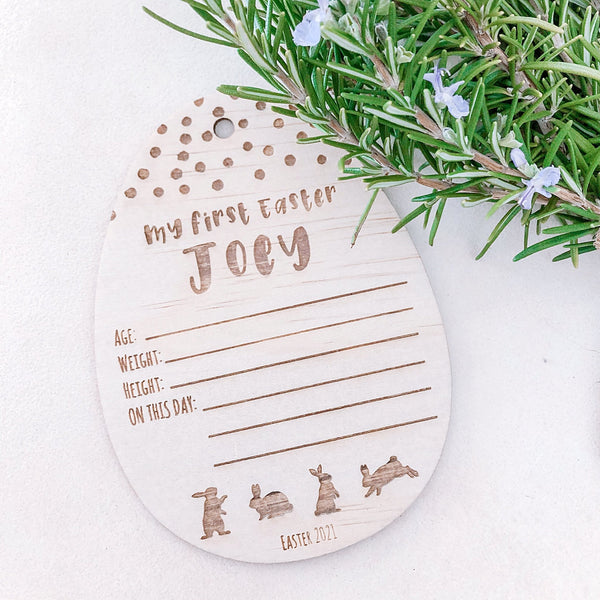My First Easter Egg Keepsake - Shartruese