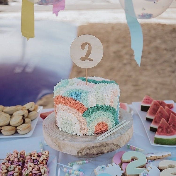 Number Cake Toppers - Shartruese