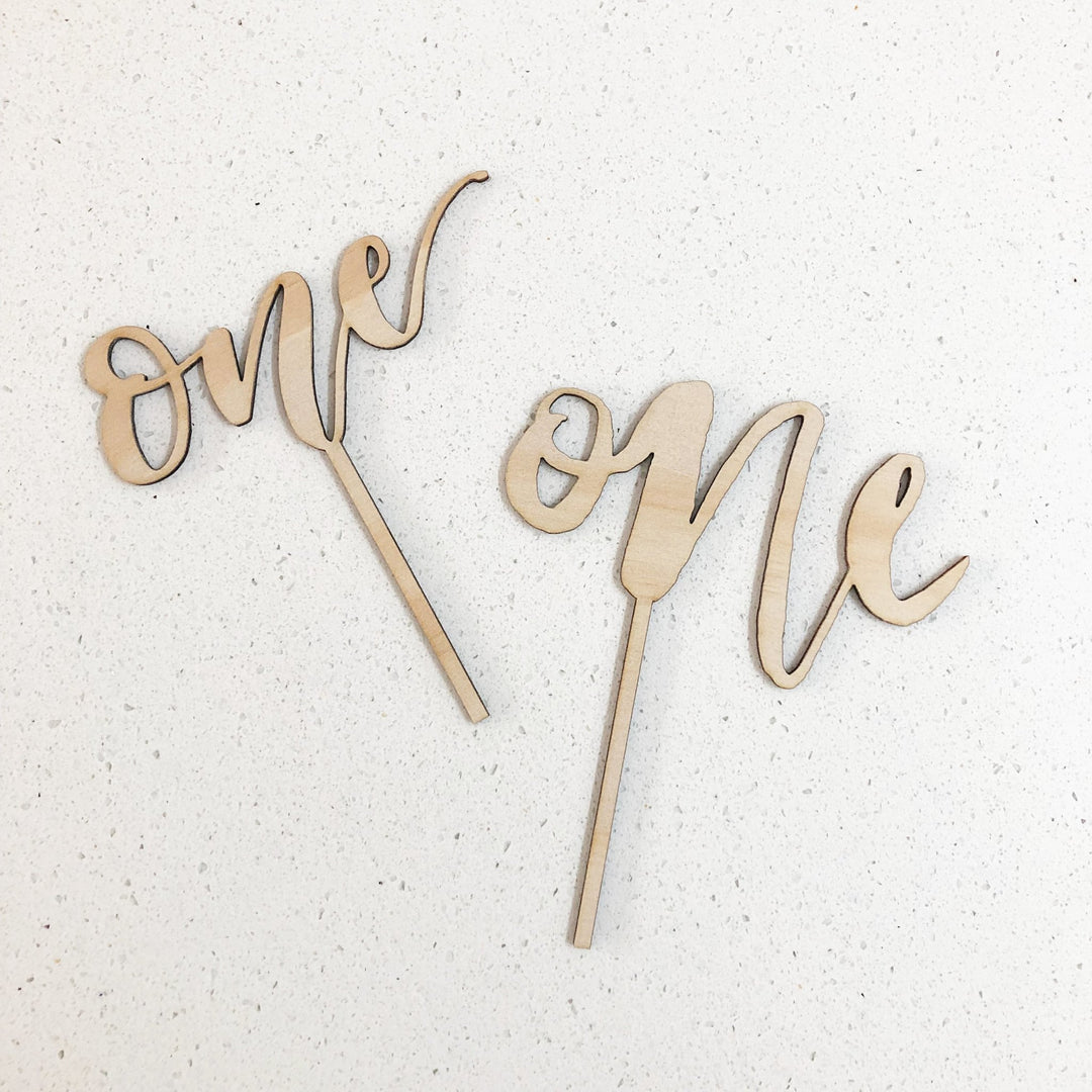 One Cake Toppers - Shartruese