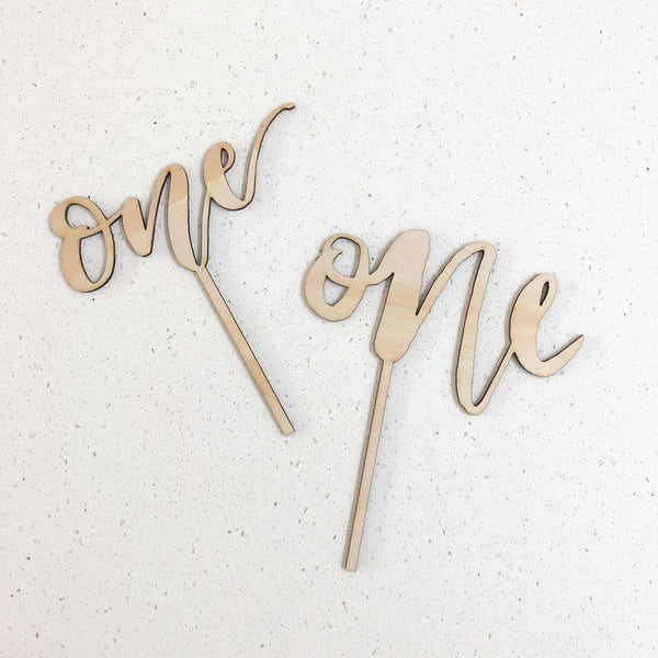 One Cake Toppers - Shartruese