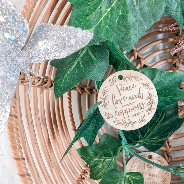 Peace Love and Happiness Christmas Collection - ShartrueseHome Decor