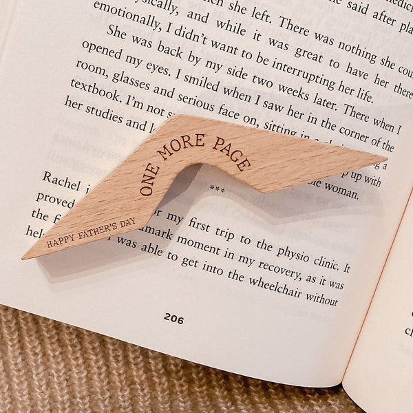 Personalised Book Page Opener - ShartrueseStationary