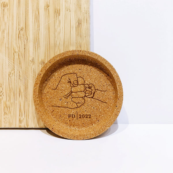 Personalised Cork Coaster - Shartruese