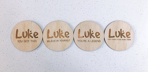 Personalised Motivation Discs - ShartrueseMotivational Plaques