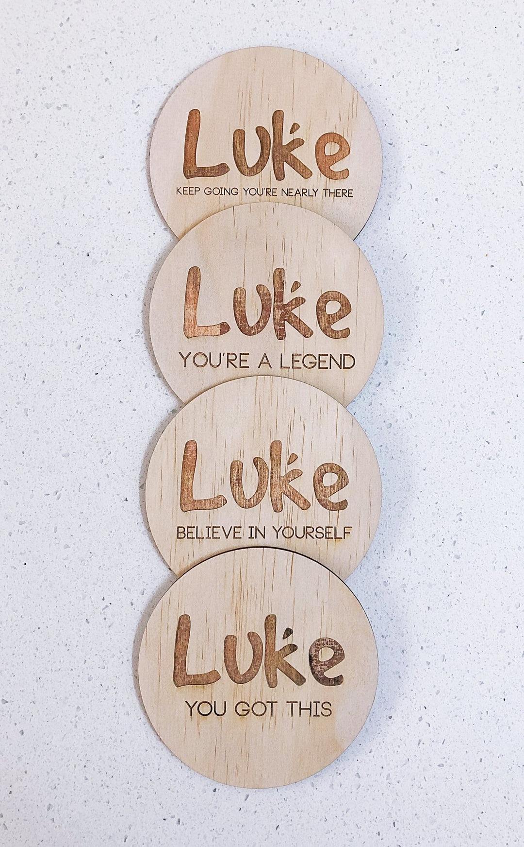 Personalised Motivation Discs - ShartrueseMotivational Plaques