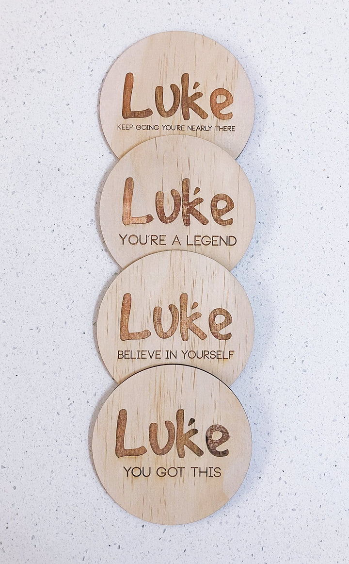 Personalised Motivation Discs - ShartrueseMotivational Plaques