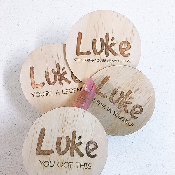 Personalised Motivation Discs - ShartrueseMotivational Plaques