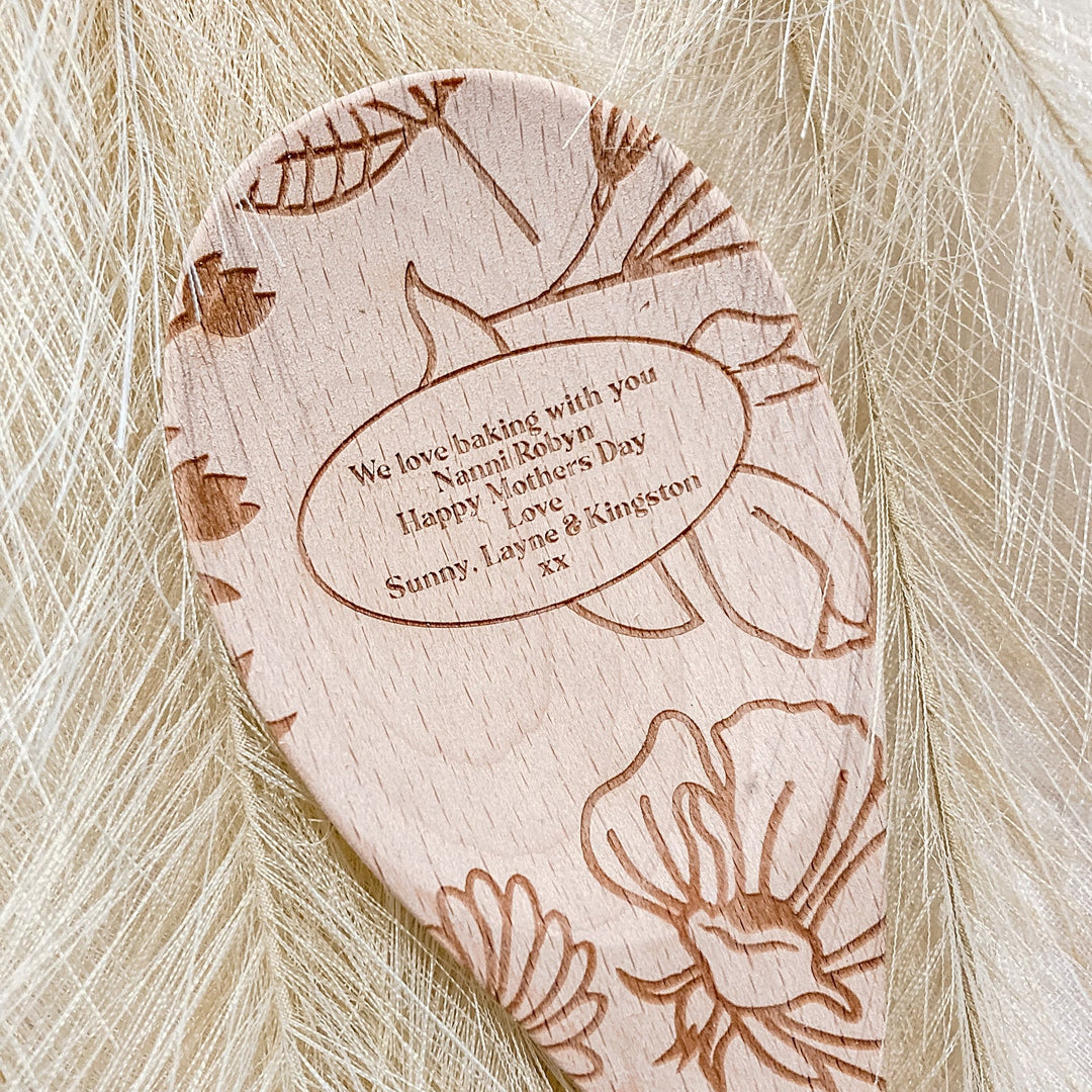 Personalised Wooden Spoon - Shartruese