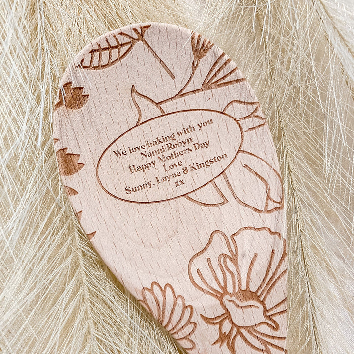 Personalised Wooden Spoon - Shartruese