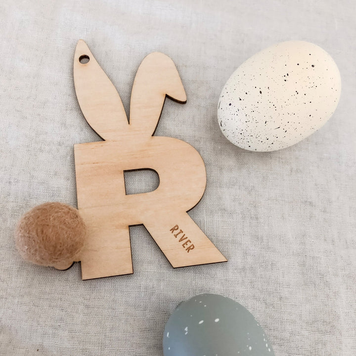Plain Bunny Tags - ShartrueseNursery Decor