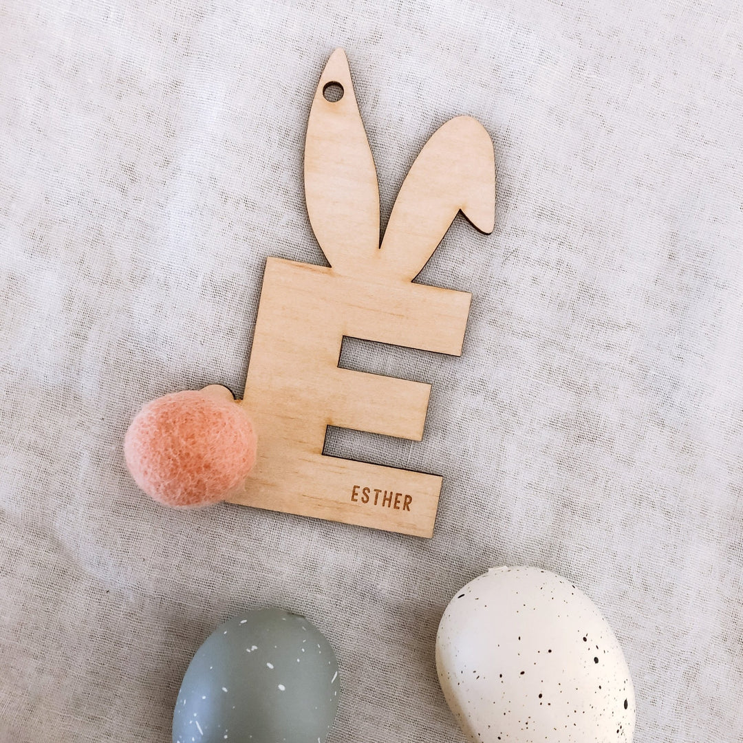 Plain Bunny Tags - ShartrueseNursery Decor