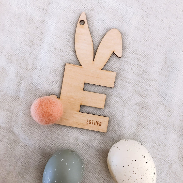 Plain Bunny Tags - ShartrueseNursery Decor