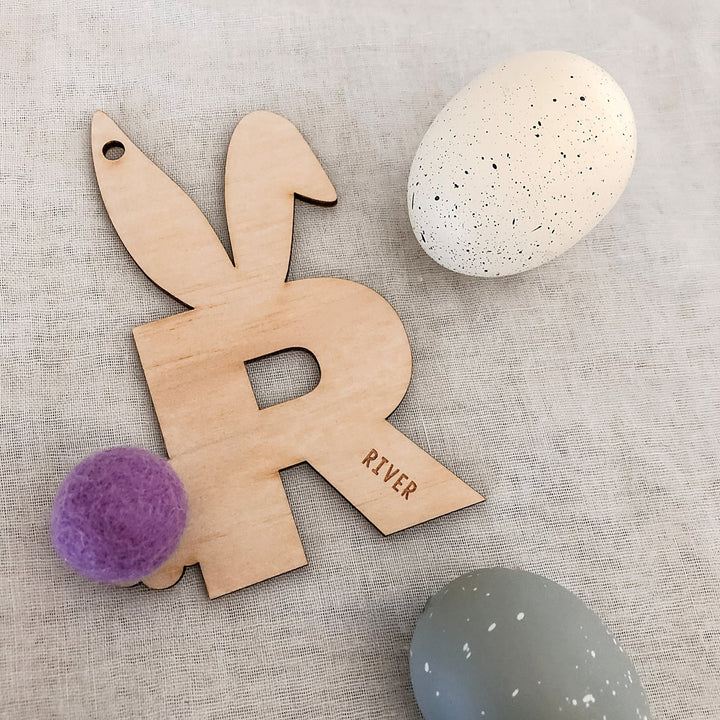 Plain Bunny Tags - ShartrueseNursery Decor