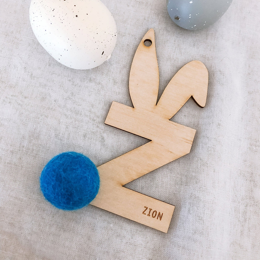 Plain Bunny Tags - ShartrueseNursery Decor