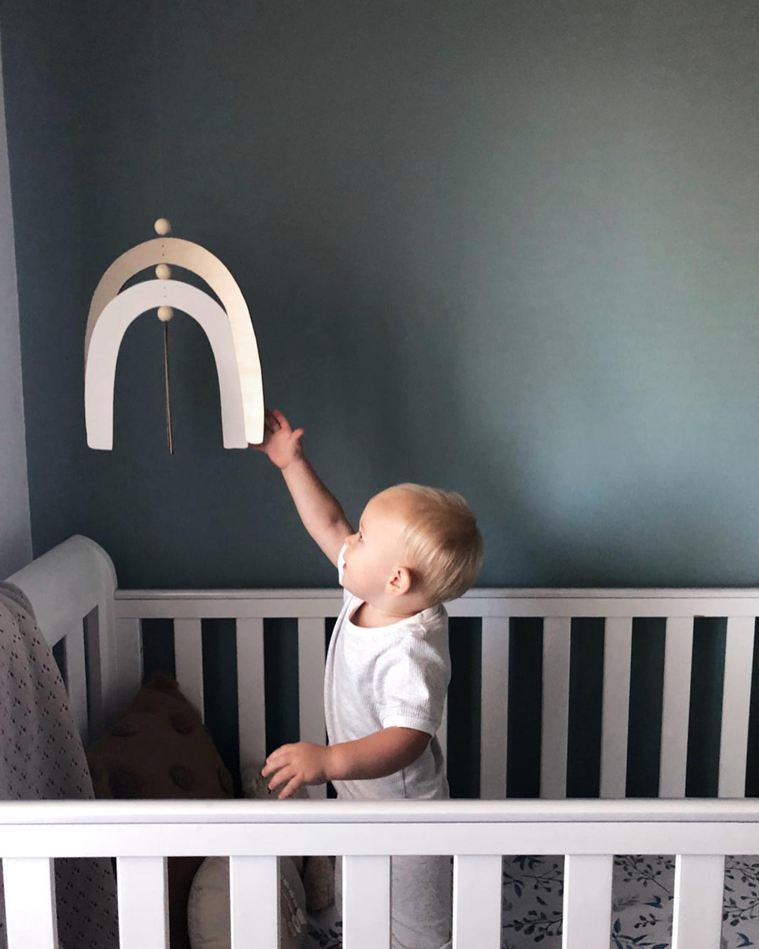 Rustic Rainbow Mobile - ShartrueseNursery Mobile
