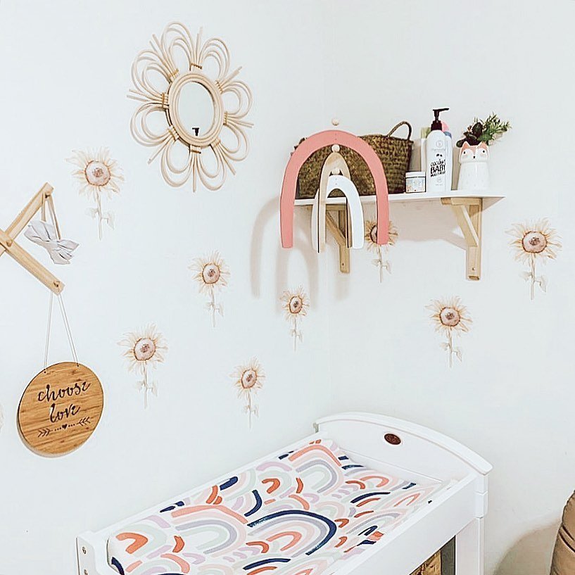 Rustic Rainbow Mobile - ShartrueseNursery Mobile