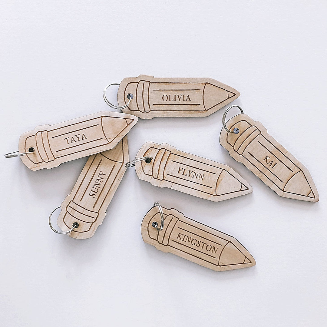 School Bag Pencil Tags - ShartrueseSchool Bag Tag