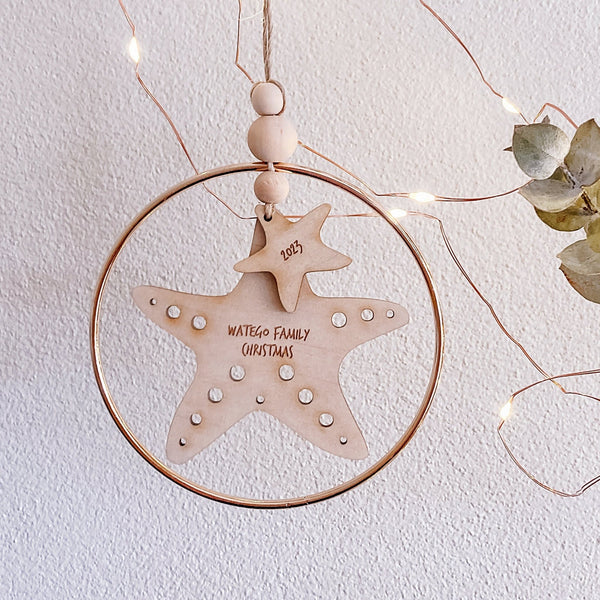 Starfish Christmas Bauble - ShartrueseChristmas Ornament