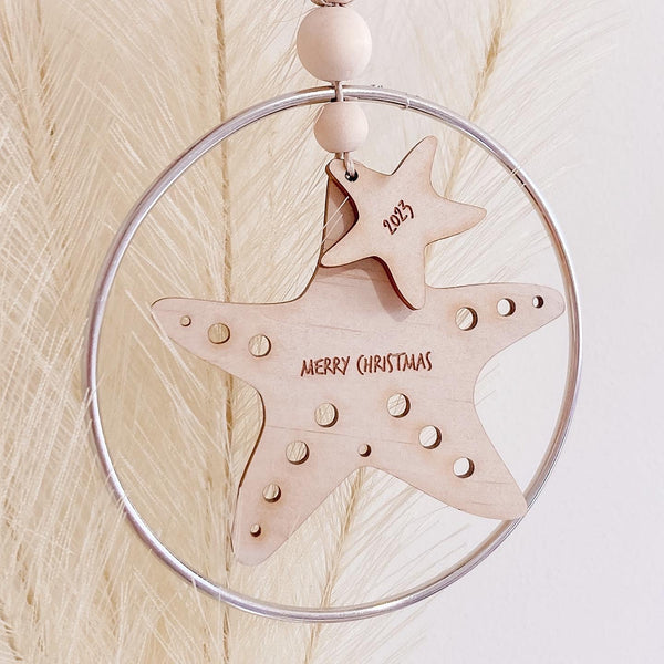 Starfish Christmas Bauble - ShartrueseChristmas Ornament