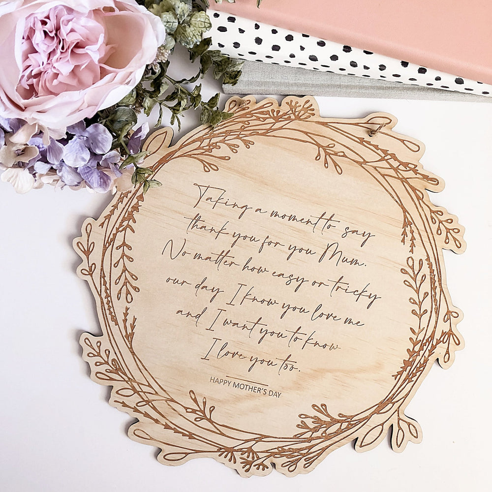 "Taking a moment..." Plaque - Shartruese