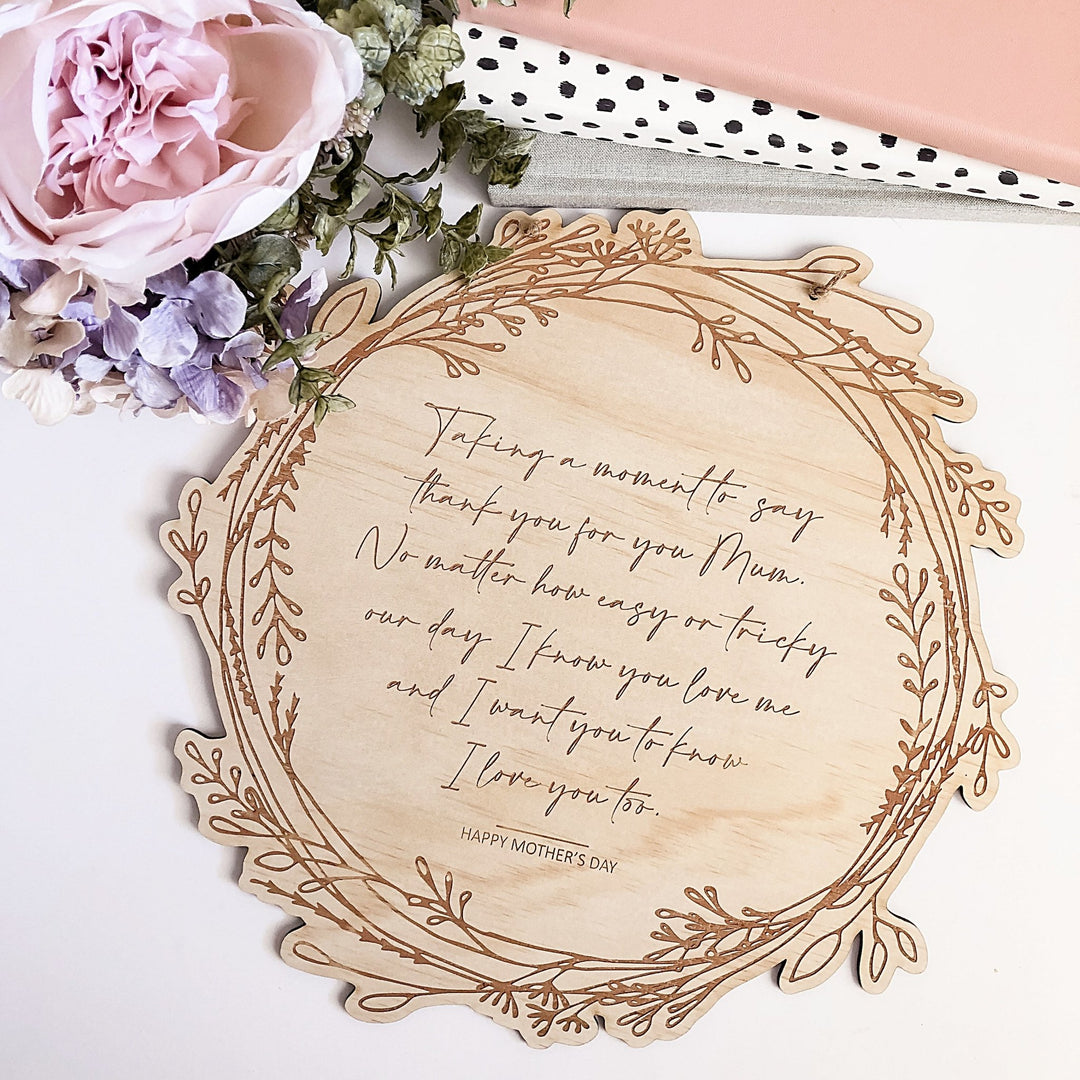 "Taking a moment..." Plaque - Shartruese