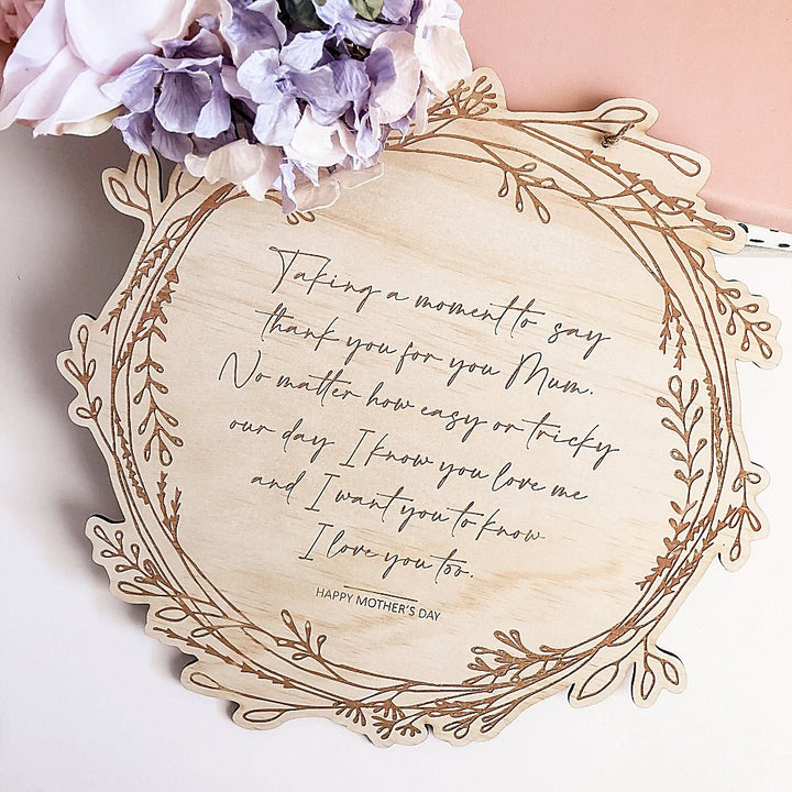 "Taking a moment..." Plaque - Shartruese
