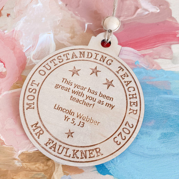 Teacher Medals - ShartrueseTeacher Gift