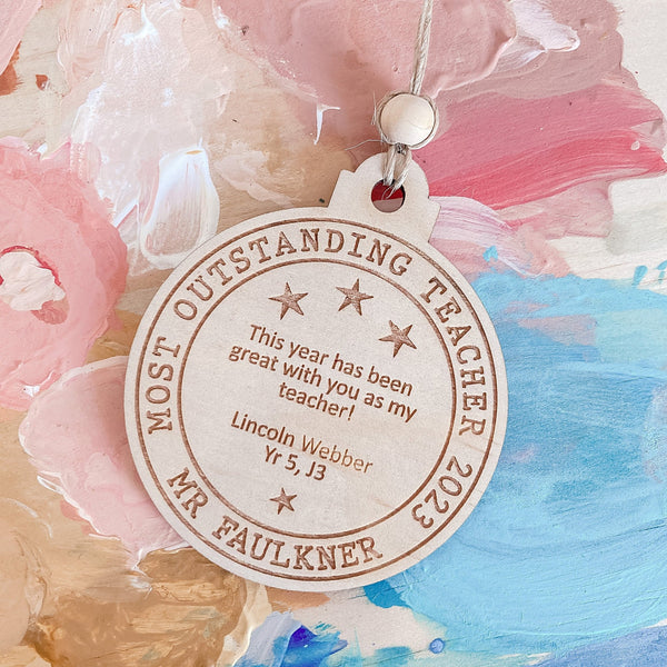 Teacher Medals - ShartrueseTeacher Gift