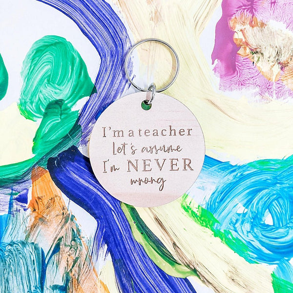 Teacher's Choice Keychains - ShartrueseTeacher Gift