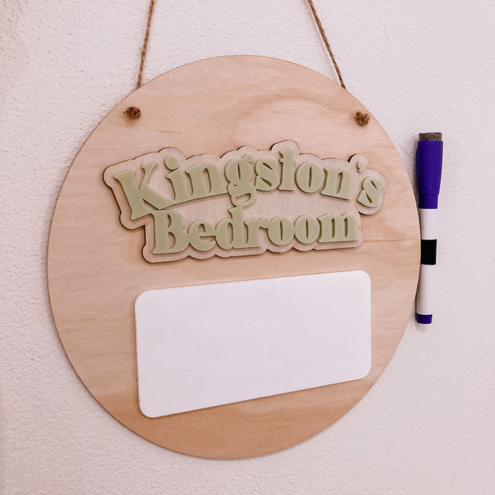 Tween Bedroom Sign - ShartrueseParty decor; Happy Birthday; Wall Decor; Wall Plaque; Nursery Decor, Kids Room, Wooden Decor