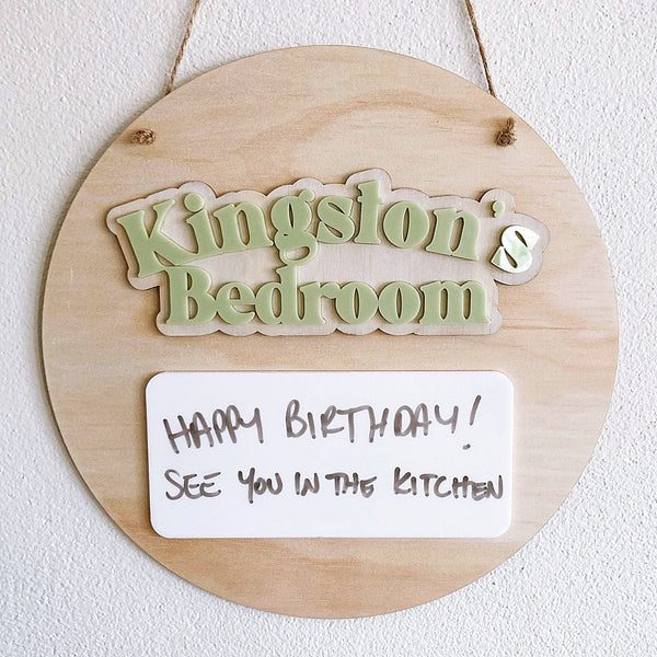 Tween Bedroom Sign - ShartrueseParty decor; Happy Birthday; Wall Decor; Wall Plaque; Nursery Decor, Kids Room, Wooden Decor