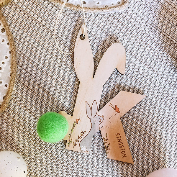 Whimsical Bunny Tags - ShartrueseEaster Keepsake