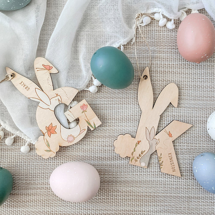 Whimsical Bunny Tags - ShartrueseEaster Keepsake