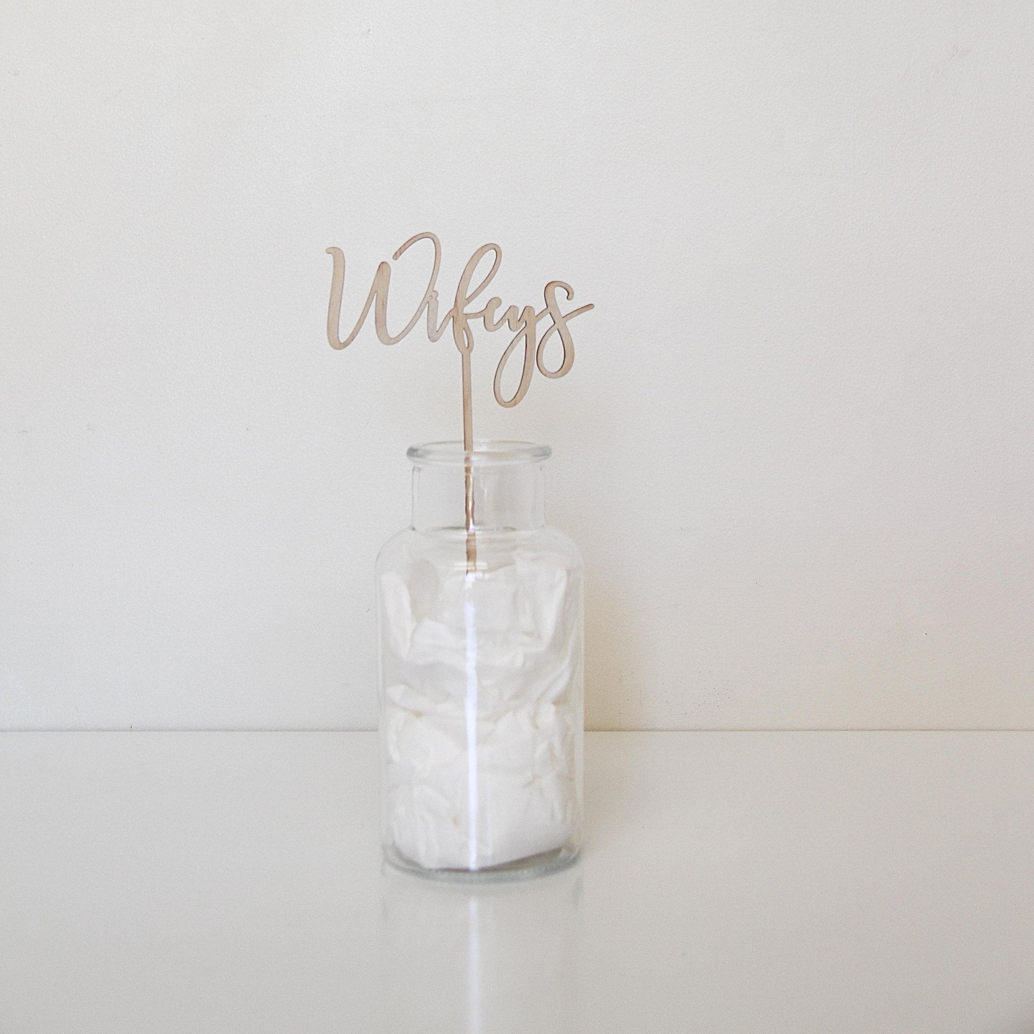 Wifeys Cake Topper - ShartrueseCake Topper