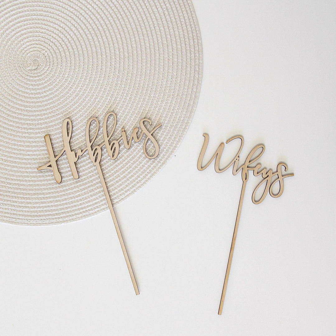 Wifeys Cake Topper - ShartrueseCake Topper