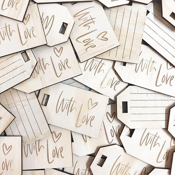 With Love Gift Tags - ShartrueseGift Tags
