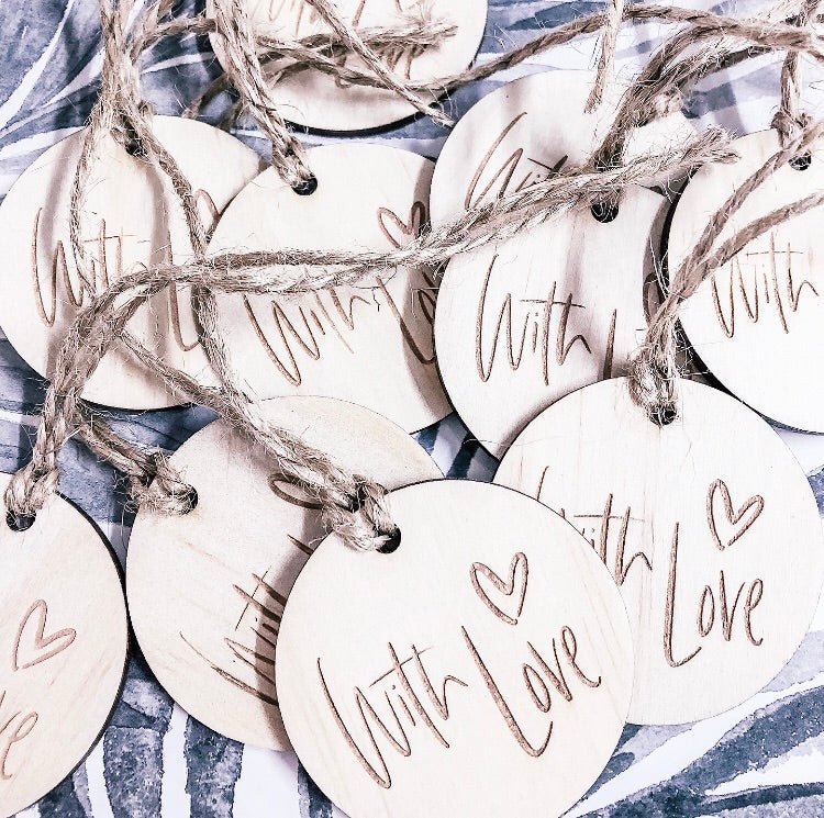 With Love Gift Tags - ShartrueseGift Tags