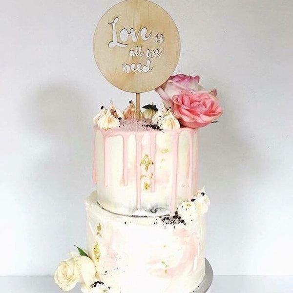 Word Cake Toppers - ShartrueseCake Topper