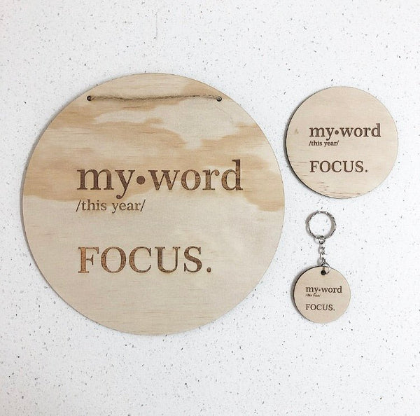 Word Collection - ShartrueseWord Plaque